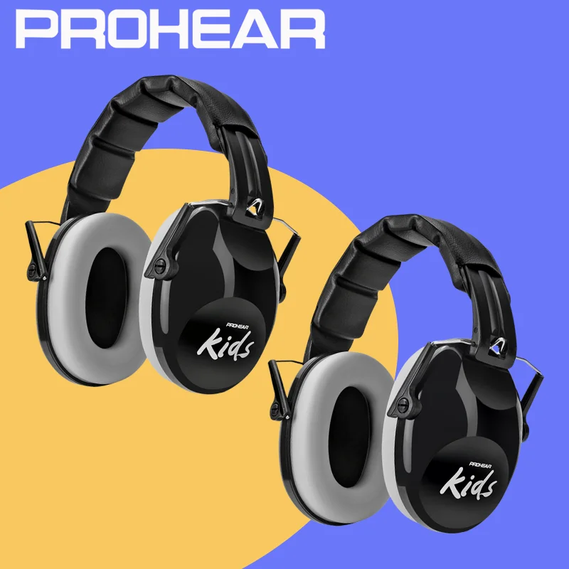 

PROHEAR 2PCS Kids Hearing Protection Safety Adjustable Children Noise Reduction Ear Protection Toddlers Cute Earmuffs Gift Boys
