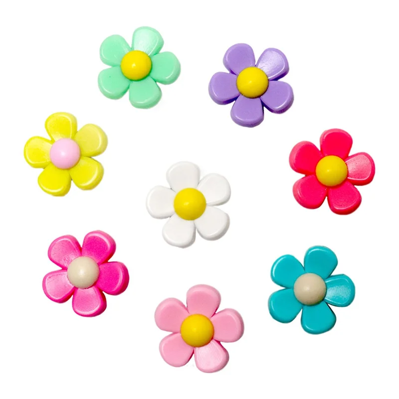 إكسسوارات ساحرة على شكل زهرة AB68 لحقائب Bogg وحقيبة Simply Southern، وإكسسوارات حقيبة الشاطئ (8 قطع)