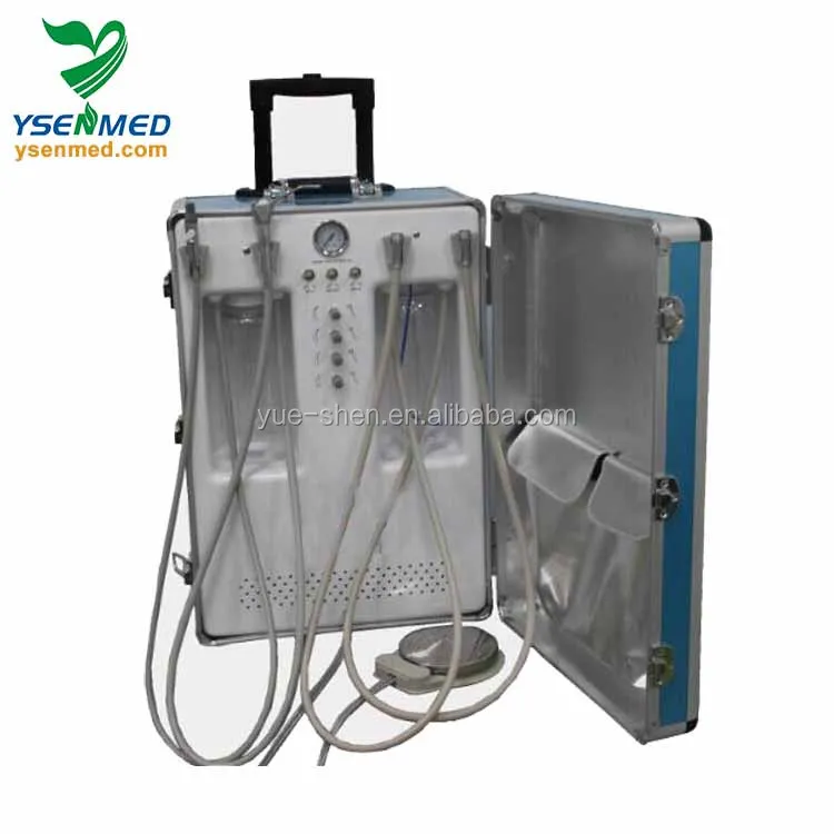 YSDEN-204 portable dental unit with air compressor portable YSENMED dental unit air compressor price