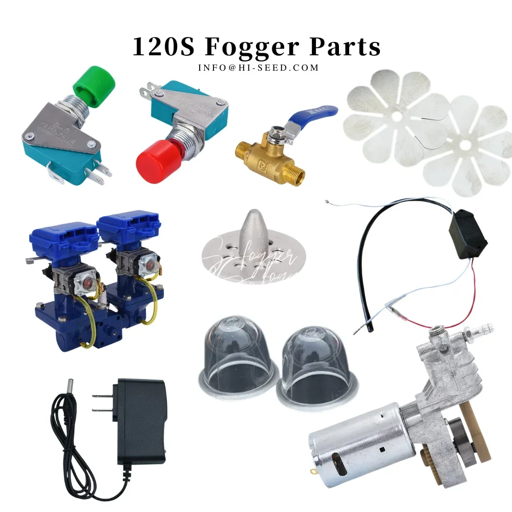 آلة الضباب النبضي ، غشاء فقاعة الزيت ، صندوق الدواء ، قضيب الإشعال ، التوازن الميكانيكي ، سترة الفراء ، الملحقات