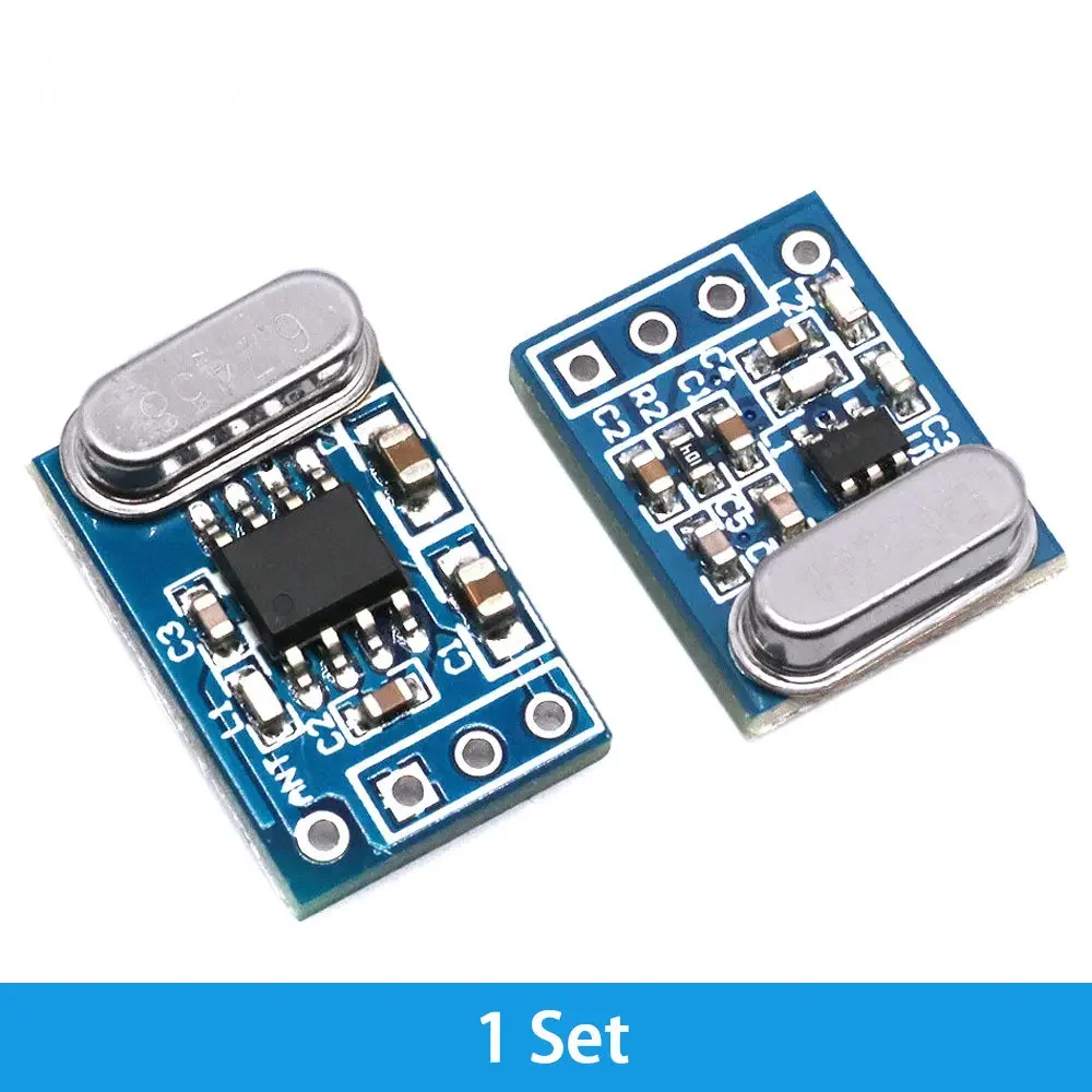 1 комплект, 2 шт., совместимый с Arduino модуль радиочастотного приемопередатчика 433 МГц — беспроводная печатная плата SYN480R/115 ASK/OOK для проектов дистанционного управления