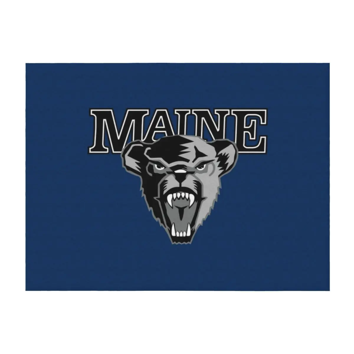 

University of Maine Throw Blanket warm for winter Luxury Brand Thin blankets and throws Blankets