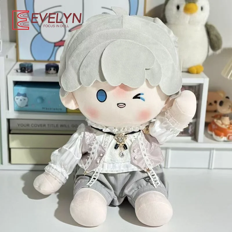 Evelyn (poupée) 20CM peluche vêtements tenue amour et espace profond belle chemise gilet pantalon cravate chaussettes accessoires
