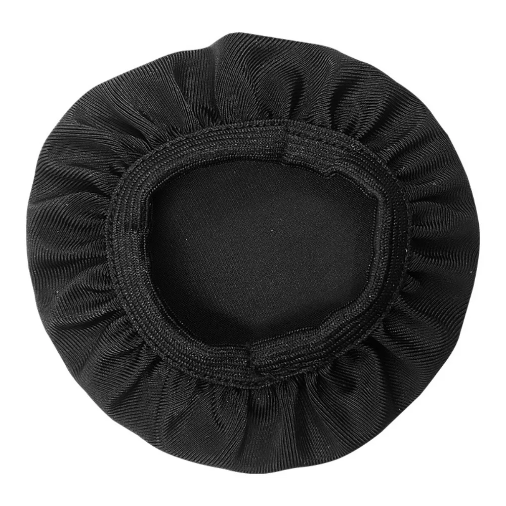 una coppia di cuffie lavabili morbide universali igieniche riutilizzabili, coperture protettive elastiche antipolvere, in tessuto non tessuto, durevoli