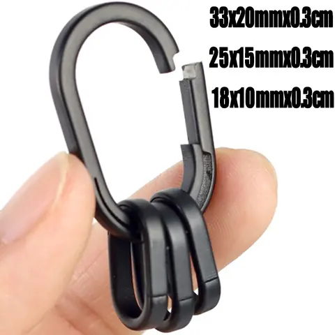 럭셔리 티타늄 열쇠 고리 Quickdraw 키 체인 남자 여자 티타늄 자동차 열쇠 고리 홀더 경량 Carabiner 액세서리