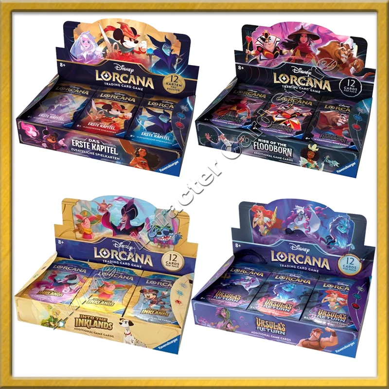 

Disney Card TCG English original Lorcana Cards Chapter 1 Flood Origin Ink-Land Ursula Supplement box Child Birthday Hobby Gifts