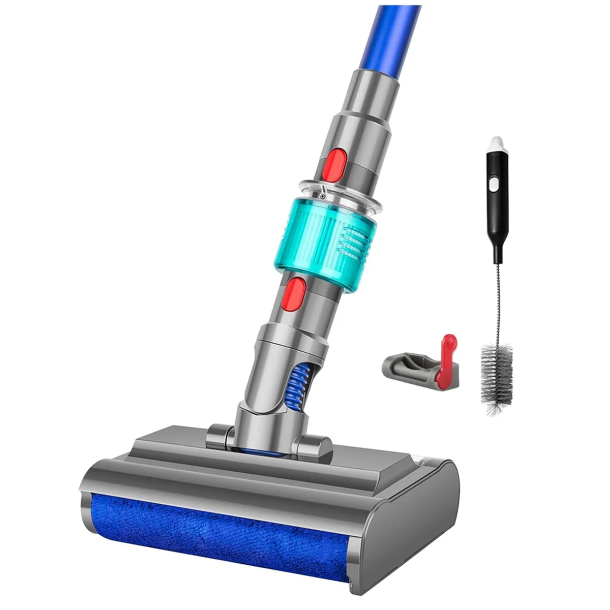 رأس تنظيف رطب وجاف كهربائي مشهور لـ Dyson V7 V8 V10 V11 V15 فرشاة دوارة للمكنسة الكهربائية للأرضيات الصلبة وسجاد المنطقة
