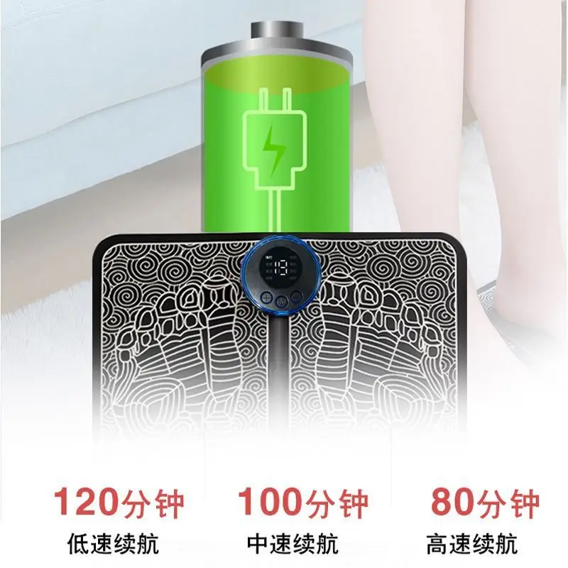 Electric EMS Foot Massager Pad Feet Muscle Stimulator Leg Reshaping Foot Massage Mat Relieve Ache Pain Health Care