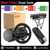 Bafang BBS02B 750W Mid Motor with Optional 48V Battery and DPC080 Display Mid Motor CAN Protocol Electric Bike Conversion Kit