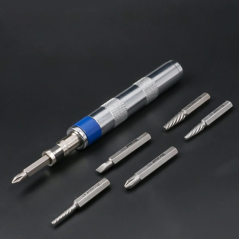 Multi Purpose Impact Screwdrivers 1/4 Drive Impact Driver Set for Home Renovation Electronics Repair Hand Tools