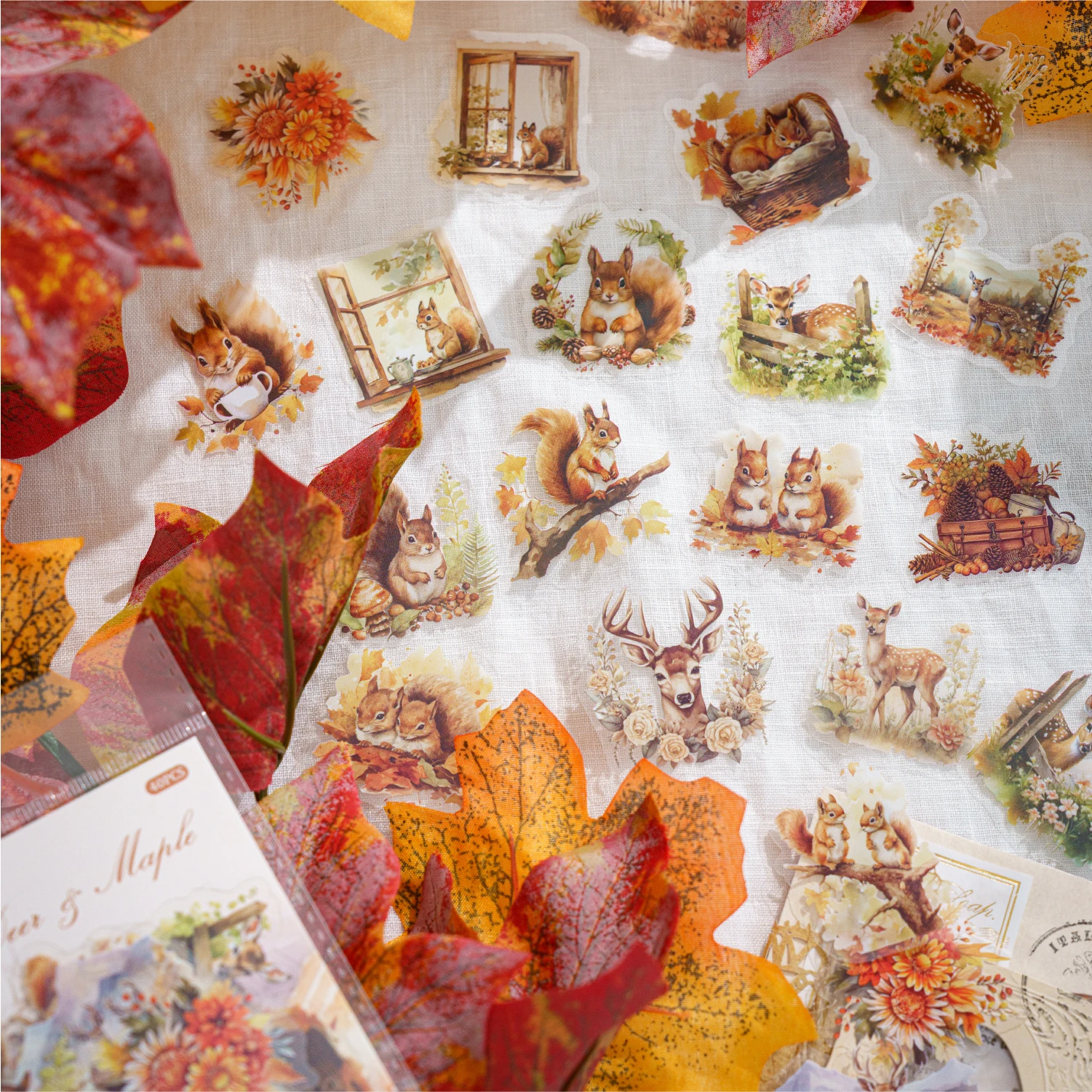 8Packs/Lot Bos Ranch Serie Retro Papieren Bericht Huisdier Sticker