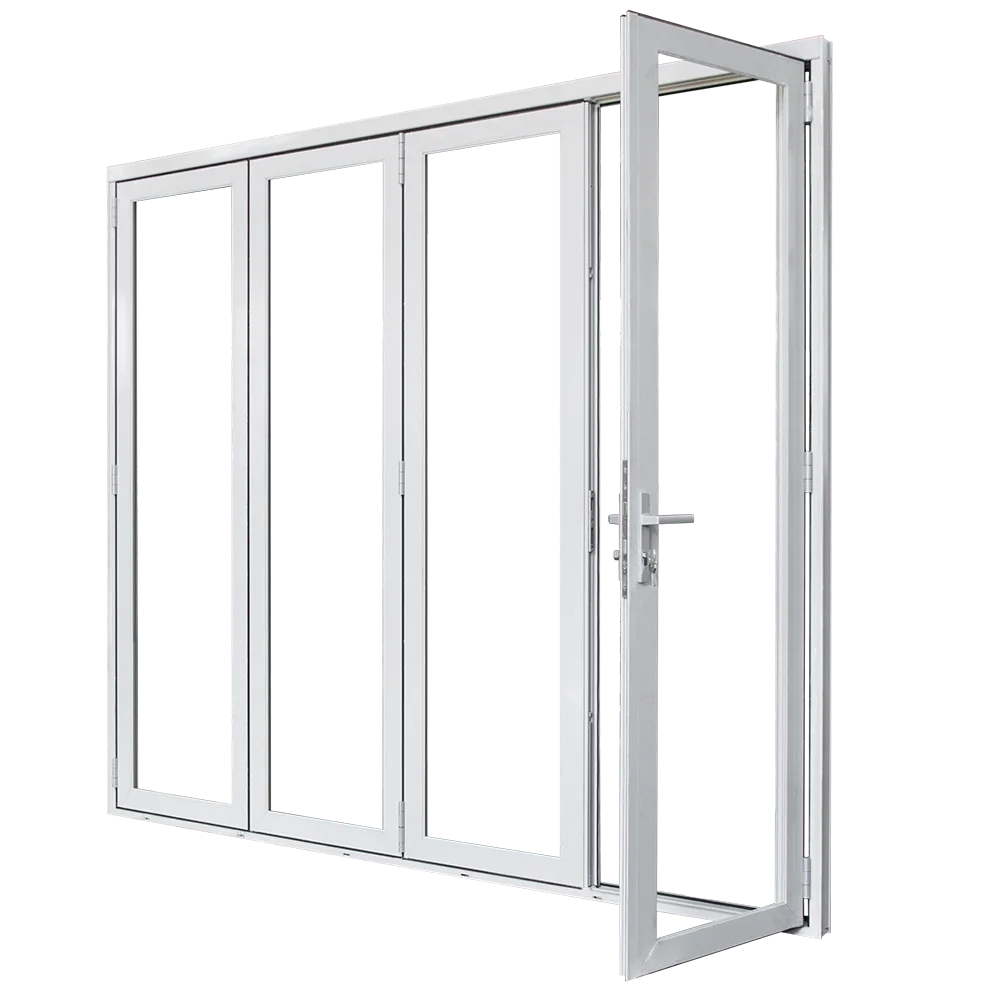 `Folding Industrial Garage Door YY Aluminum Profile Iron Gate Sliding Folding Door for Warehouse Factory Use`