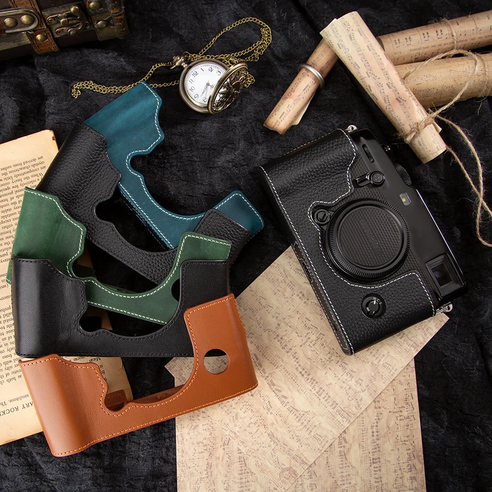 

Кожаный чехол для камеры Fujifilm X-Pro 3, чехол для камеры X-Pro 3, чехол ручной работы из натуральной кожи, защитный чехол для камеры, сумка