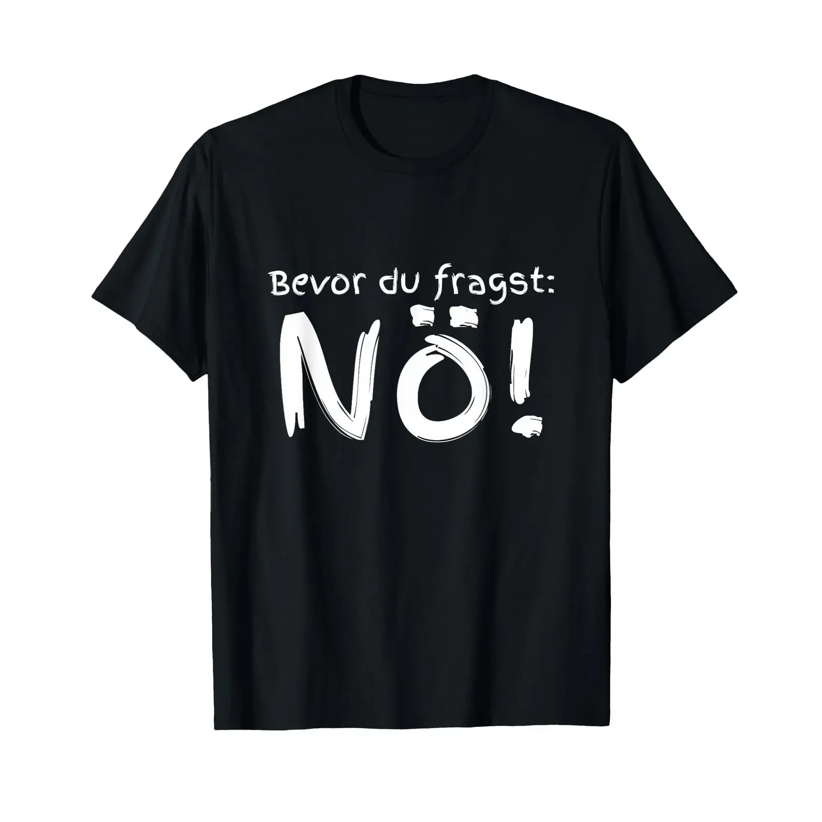 T shirt with German text Before you ask Lower Austria vintage Washed homme Versatile Stylish fashion Casual Slightly Stretched