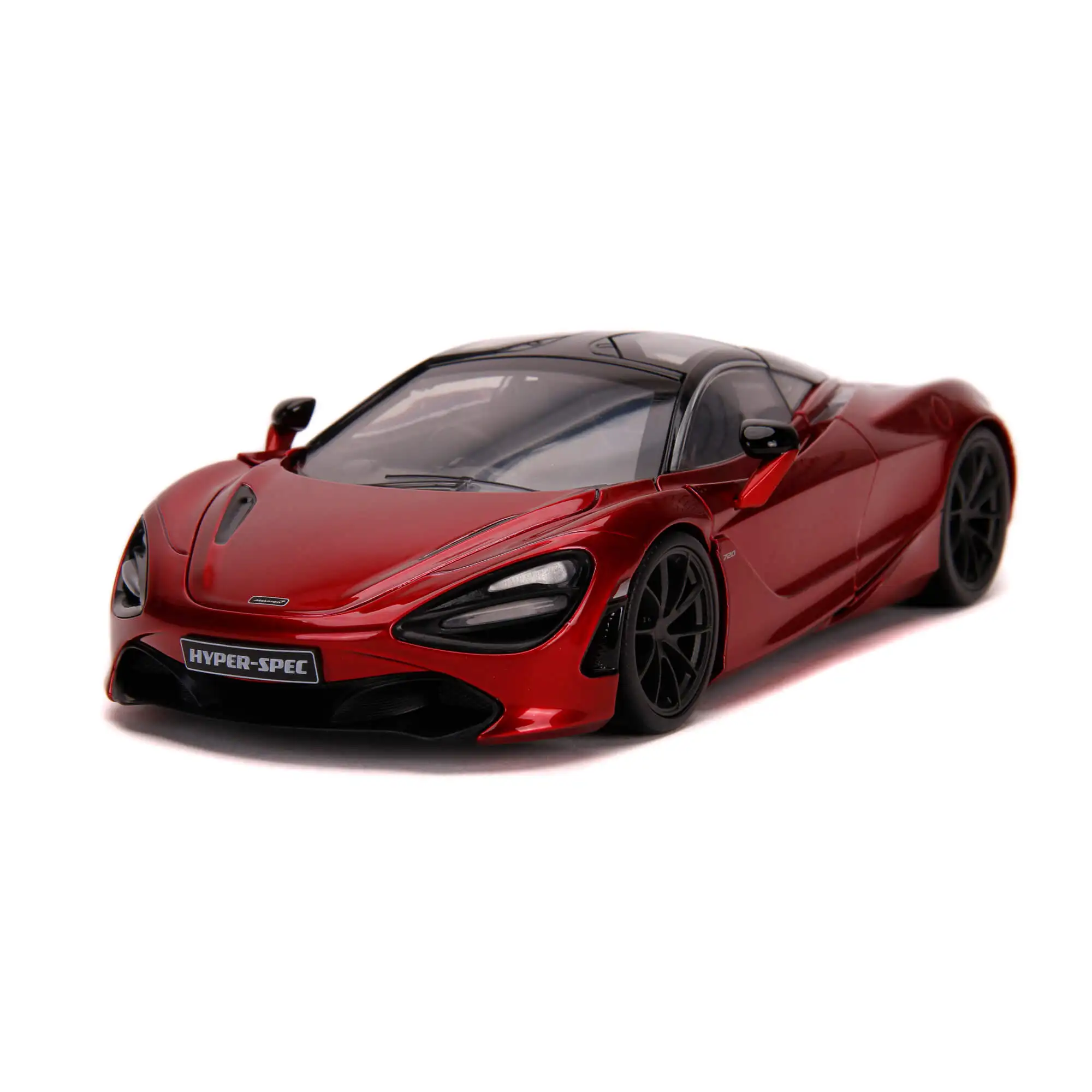 Jada Hyperspec 1:24 McLaren 720S Die-cast Car Red, Model Toys for Kids and Adults Collectibles No Box