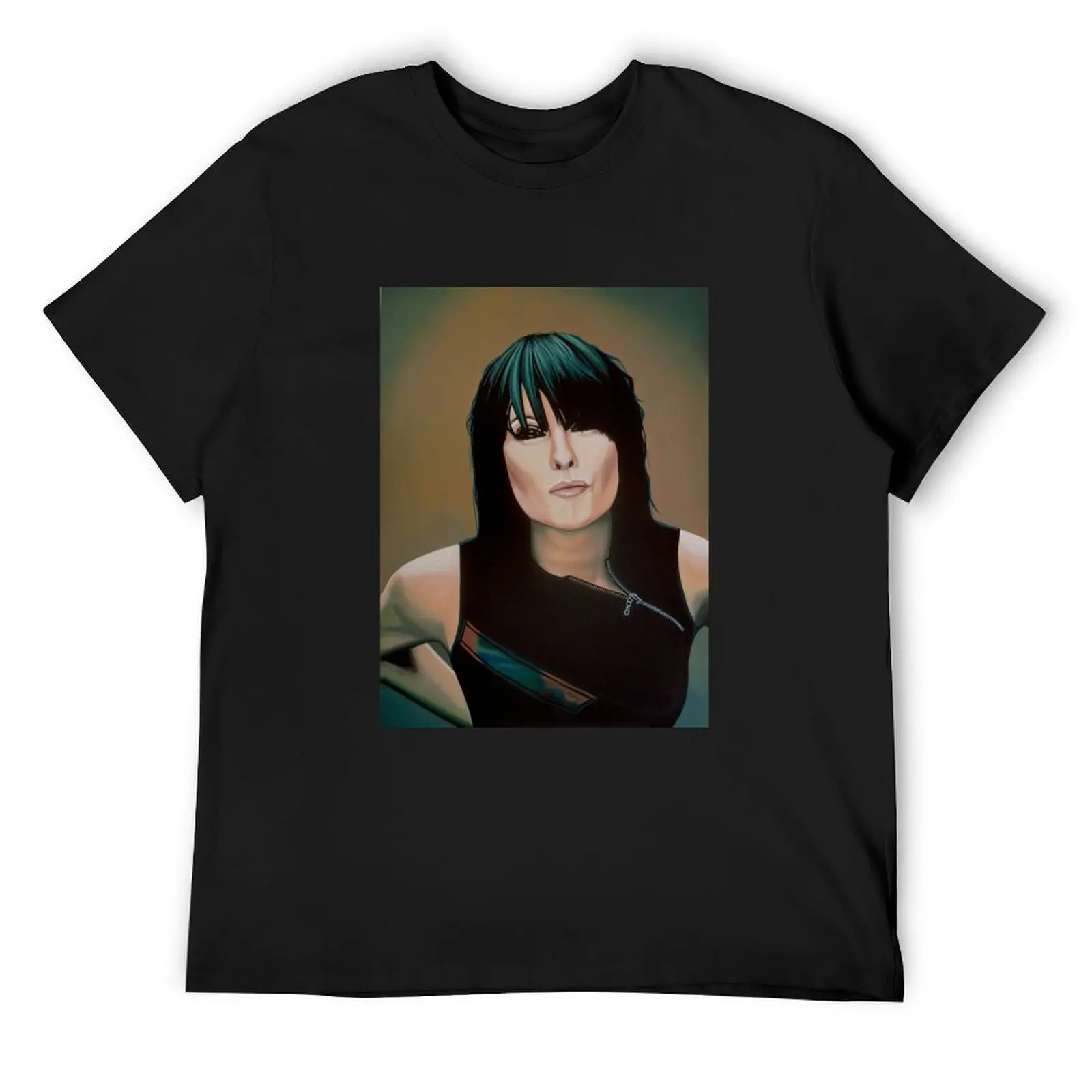 

Chrissie Hynde Painting T-Shirt Blouse cheap stuff animal prinfor boys t shirts for men graphic