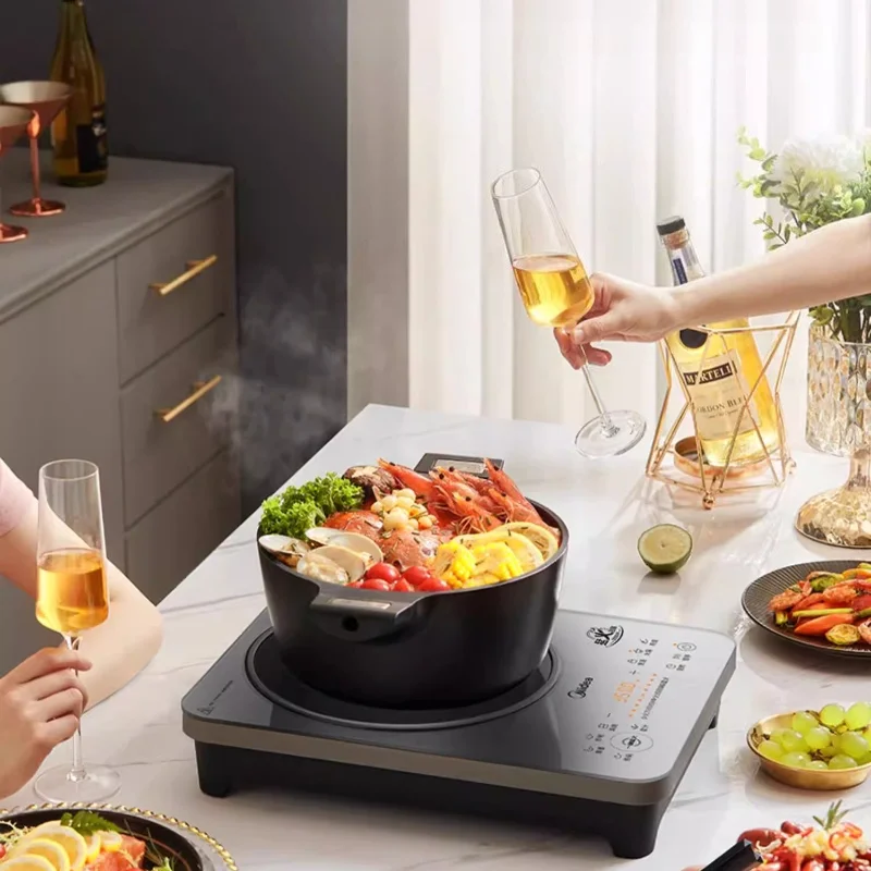 3500W New High Power Induction Cooker Constant Uniform Heat Rapid Heating for Household Stir-Fry Cooking
