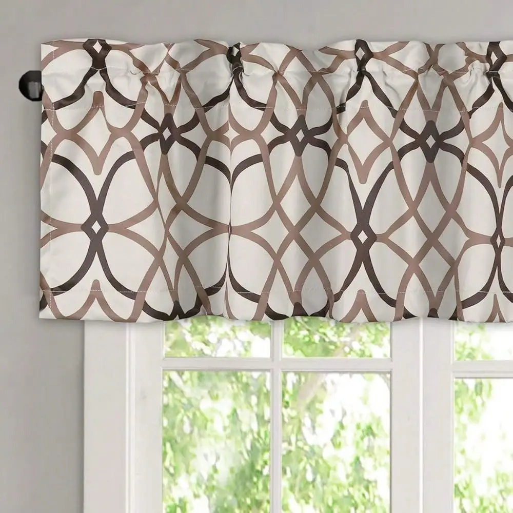 

Blackout Curtain Valances For Kitchen Bathroom Thermal Insulated Window Valances For Living Room Bedroom Rod Pocket Short Curta