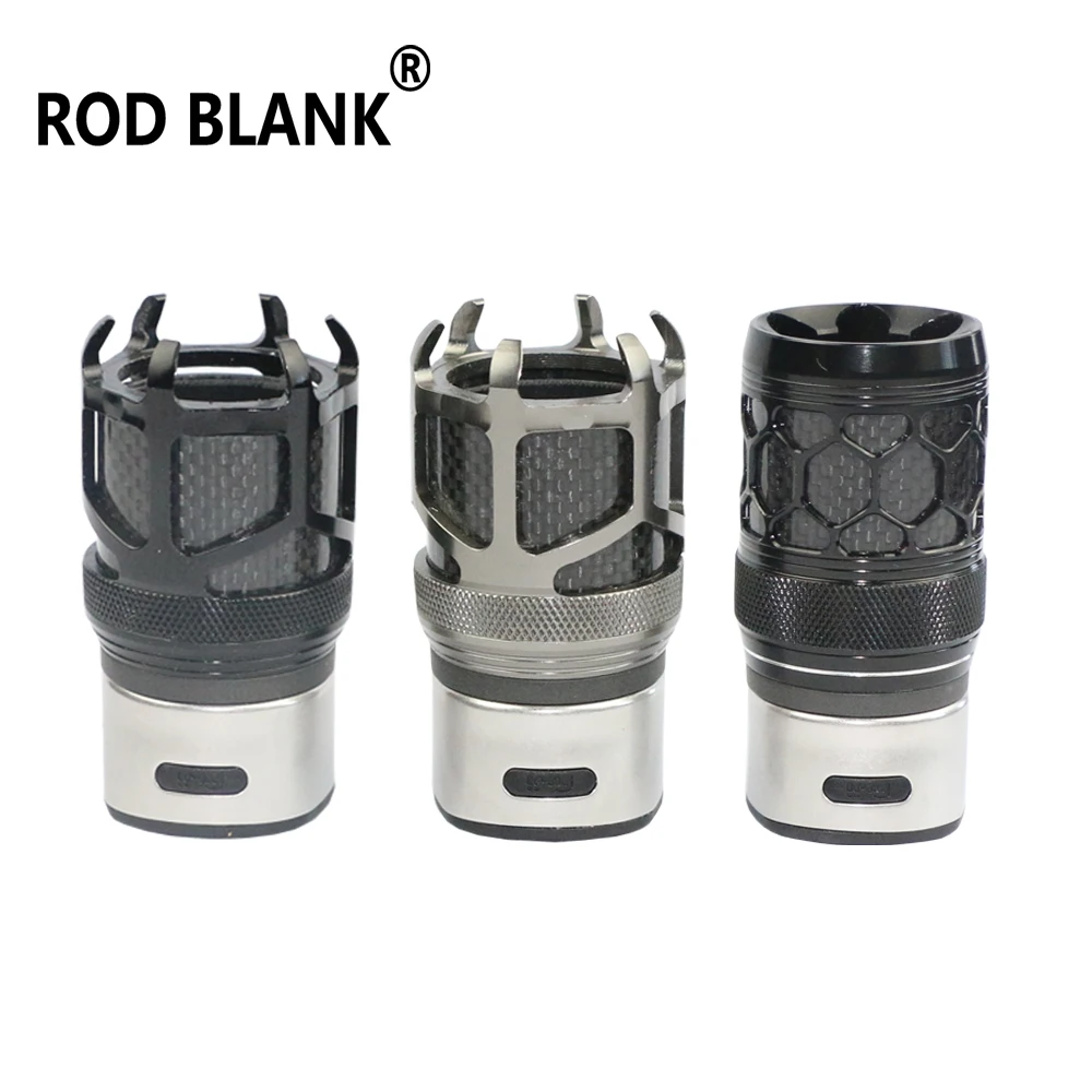 Rod Blank 1Pcs Aluminum Reel Seat Nut For Fuji KDPS16# Reel seat Hood Cap Rod Building Component Rod DIY Repair Accessory