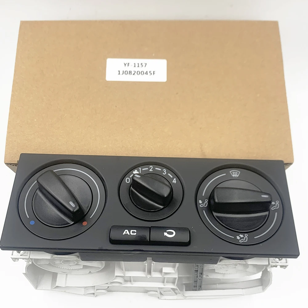 OE：1J0820045F 1C0820045D 1C0820045E 1C0820045C  AC Air Condition Climate Control Switch Panel for  VW GOLF JETTA Beetle 1998-201
