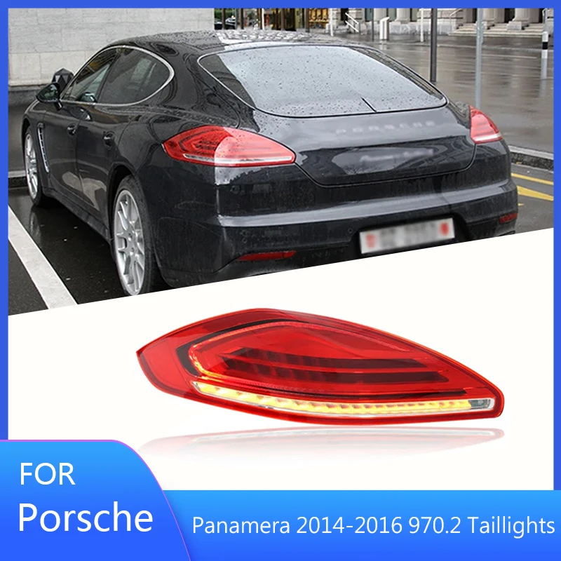 For Porsche Panamera 2014-2016 970.2 Taillights Upgraded Modified Panamera Dynamic Turn Car LED TailLamp Assembly