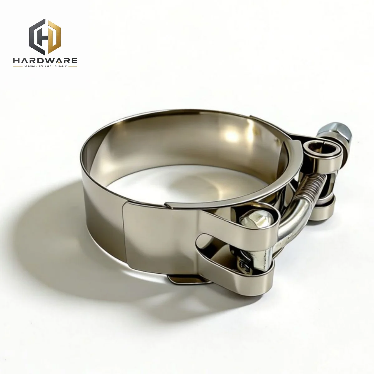 3pcs T Bolt Hose Clamps Pipe Clip Exhaust Welding Clamp Stainless Steel 201 28-116mm Automotive Adjustable Metal Clamp