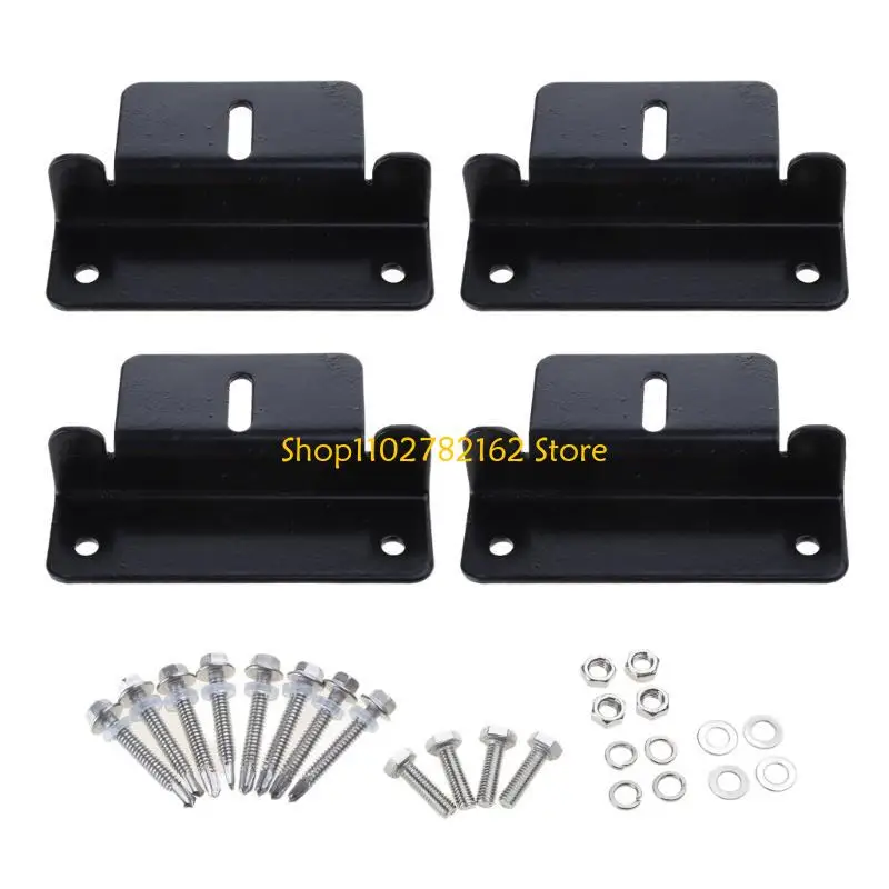 

547B Solar Panel Z Bracket Mounting with StainlessFixings Caravans Roof Motorhomes