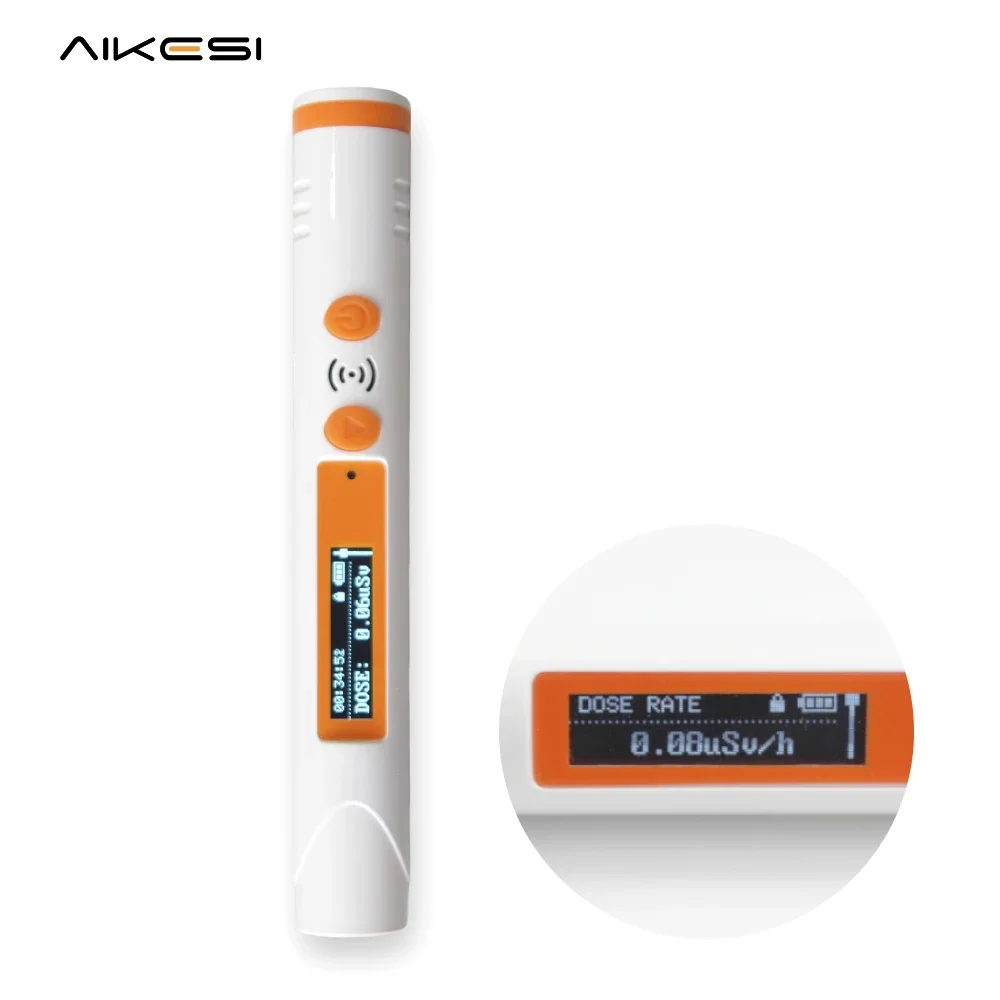 AIKESI HFS-P3 휴대용 핵 테스터 펜 검사 미터 센서 핵 방사선 검출기