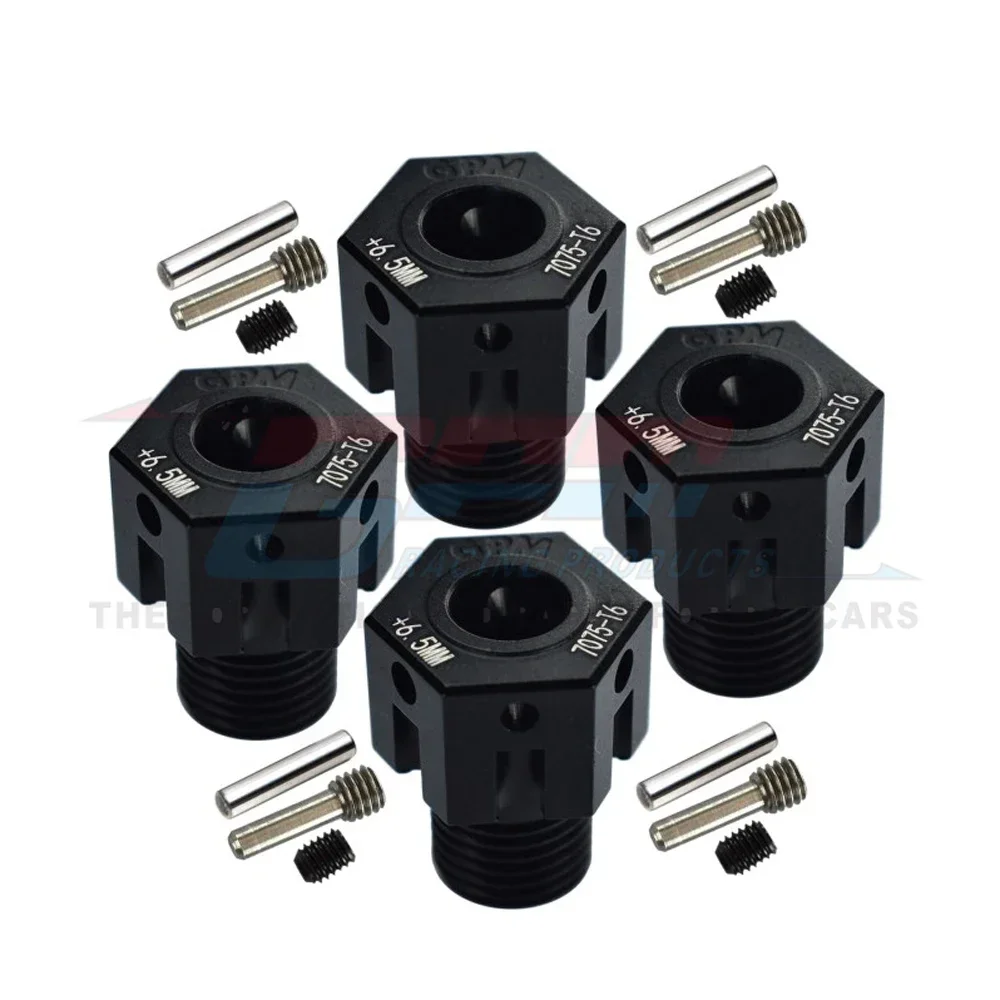 トラクサス 1/8 E-Revo 2.0 Sledge 6S 1/10 WideMaxx 4S モンスタートラック RCカー用メタルワイド+6.5MM 17MM スプラインホイールハブ 8654