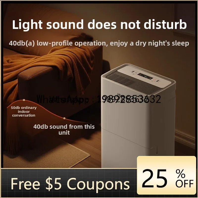 AB Dehumidifier for Home Use, Small Moisture Absorbing Dryer for Basements