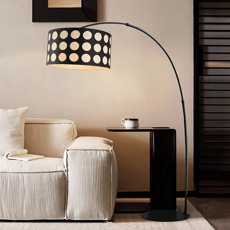 Simple Led Floor Lamp For Home Decoration Living Room Sofa Fishing Lamp Bedroom Headboard Three Color Adjustable Light Fixture