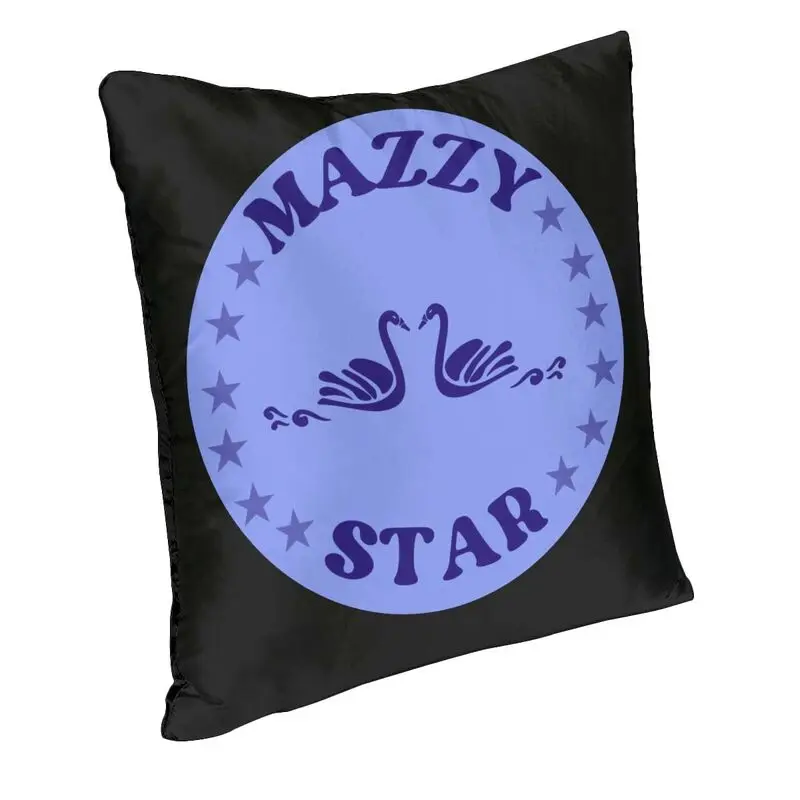 Mazzy Star Swan Pillow Case Bedroom Decoration Nordic Music Rock Band Cushions for Sofa Square Pillowcase