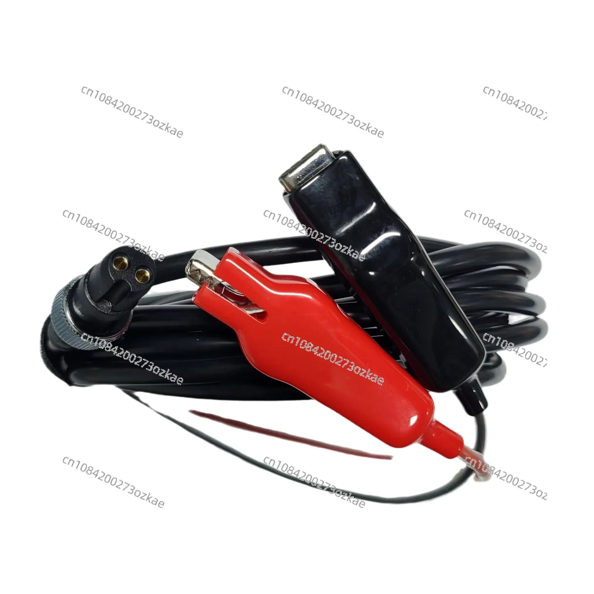 Suitable for Dawashimano Electric Wheel Battery Extension Cable 2 Holes 3 Meters Aperture 12.3mm Silicone Power Cord 600J