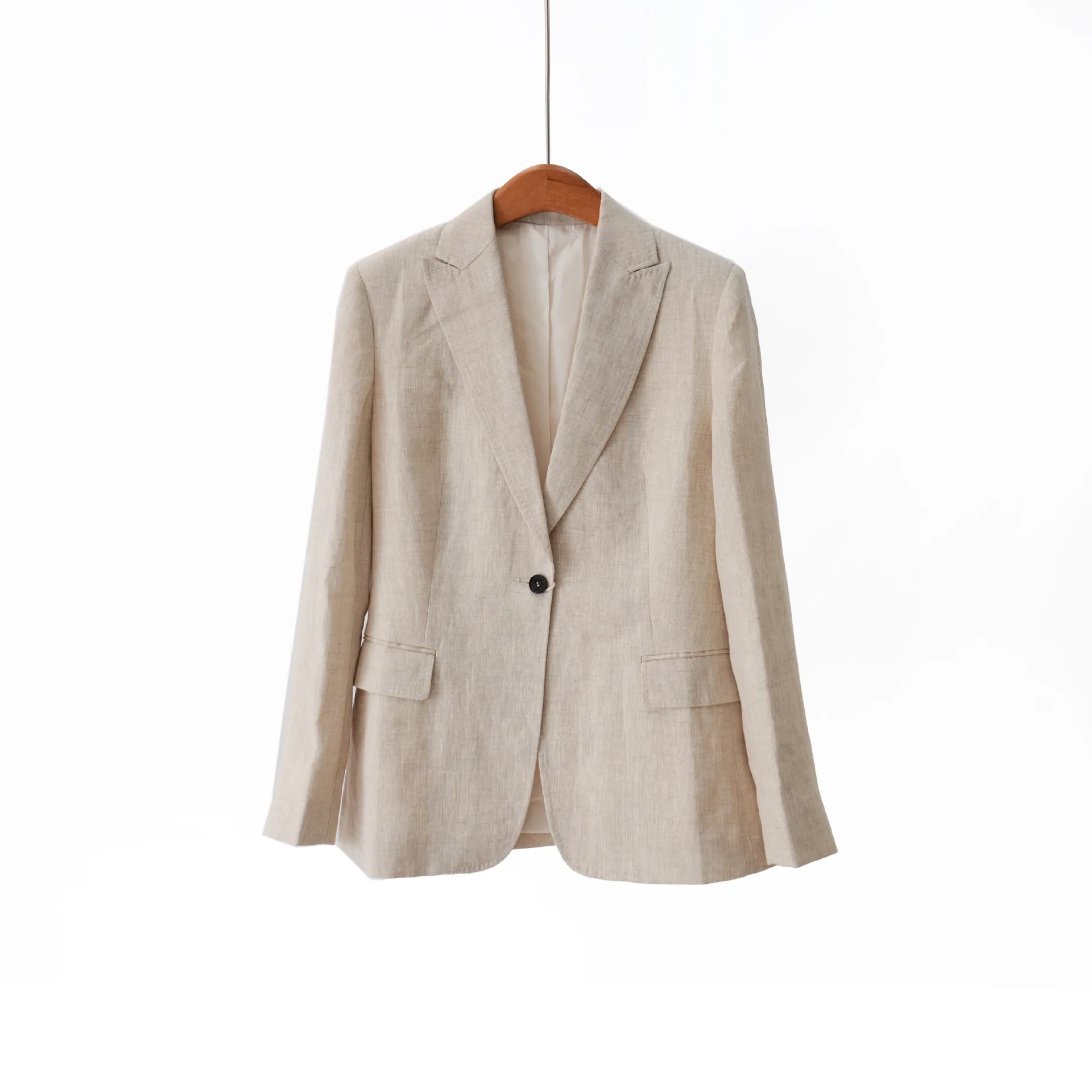 Women'S Vintage-Style Linen Blazer – Sophisticated Workwear For Summer 2026