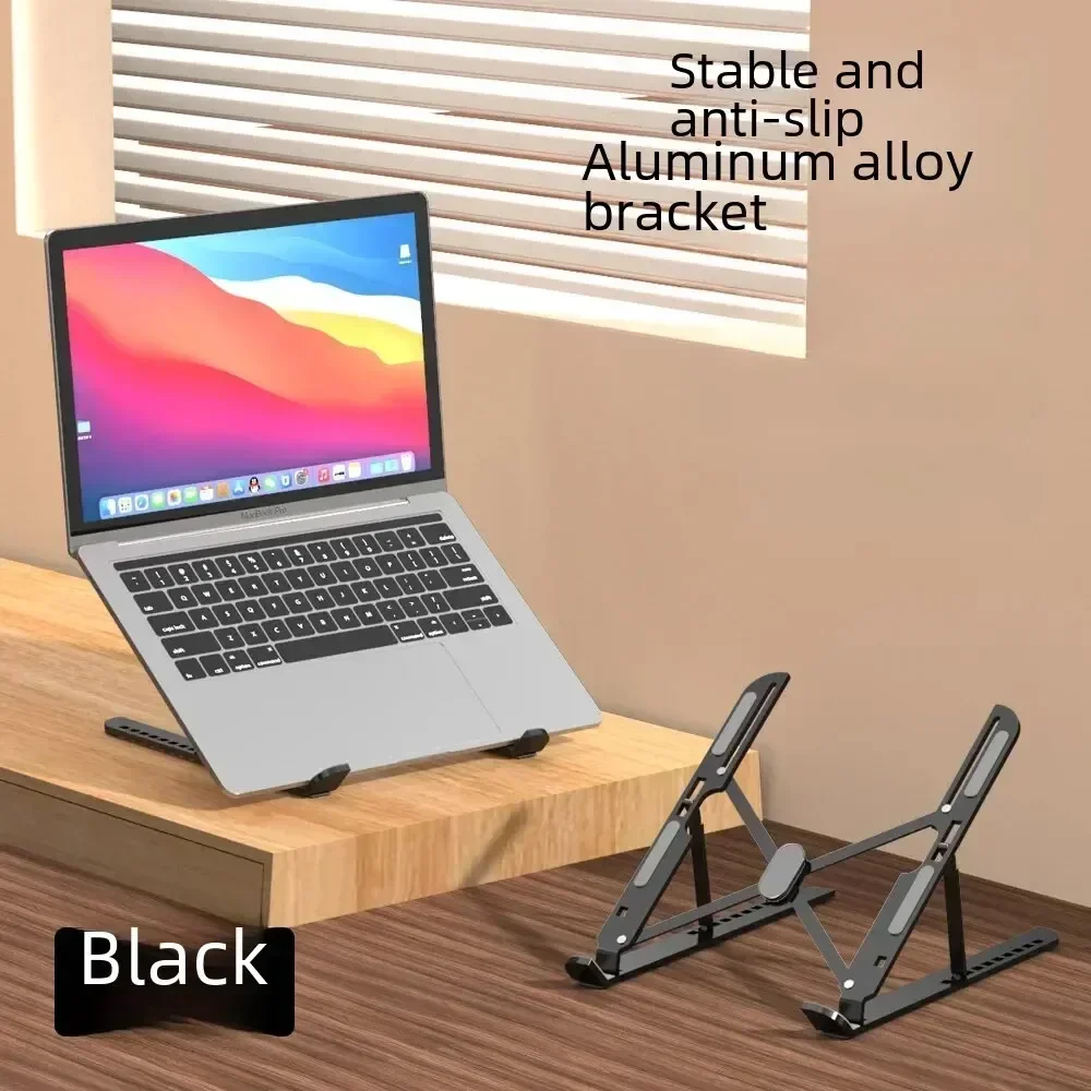 Składane laptopy biurkowe stojak ze stopu metali aluminium Notebook regulowany przenośny uchwyt na laptopa wsparcie dla Ipad Tablet Macbook