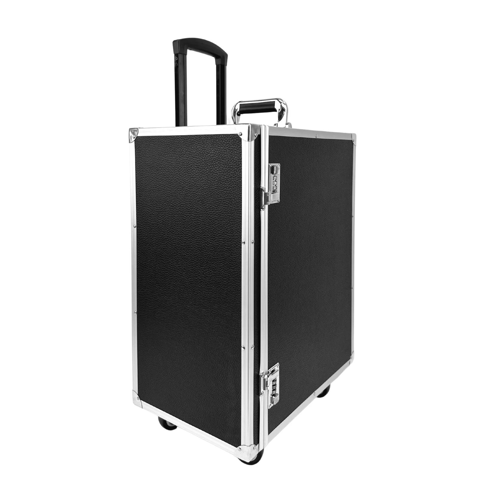 Exhibition PU leather jewelry tie rod jewelry display box 13 layers jewelry plate jewelry storage box