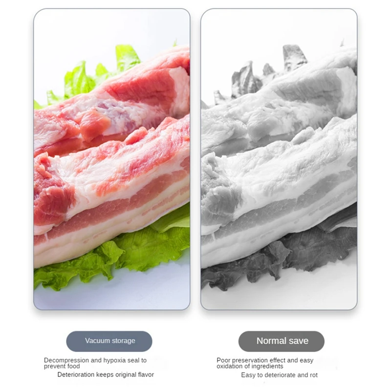 Vacuum Sealing Machine Food Vacuum Sealer Set Kit Automatic Commercial Household Sealer Machine Set Kit With 4 Vacuum Bags