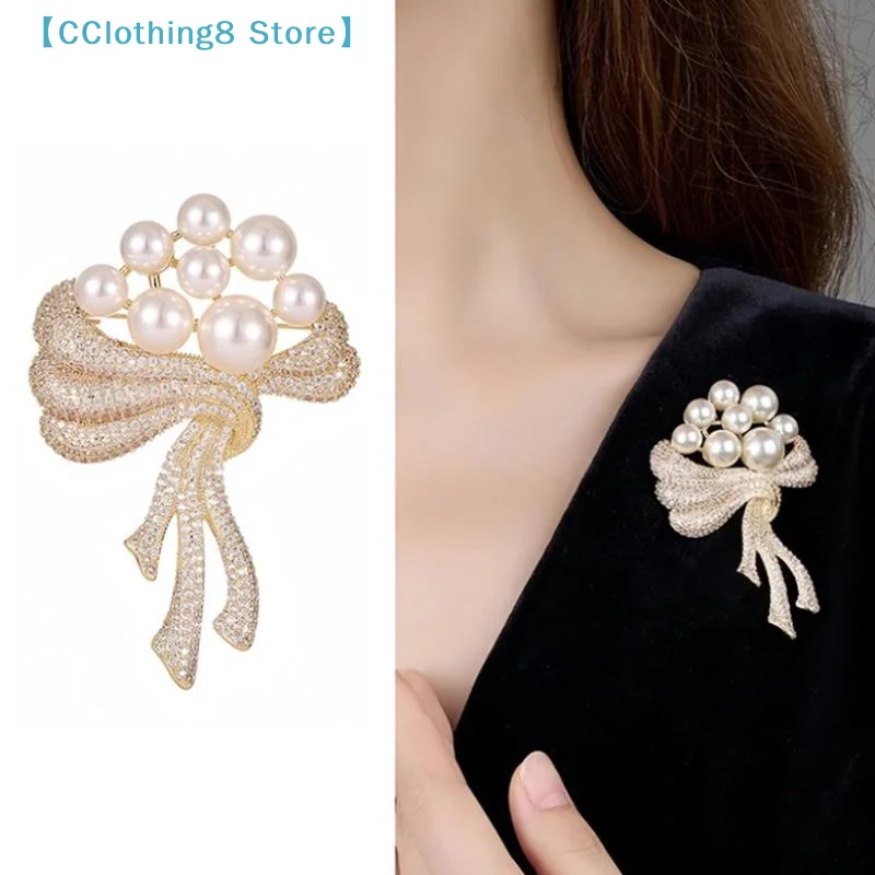 Broches de ramo de perlas de l - Women Accessories Bouquet reseña y precio