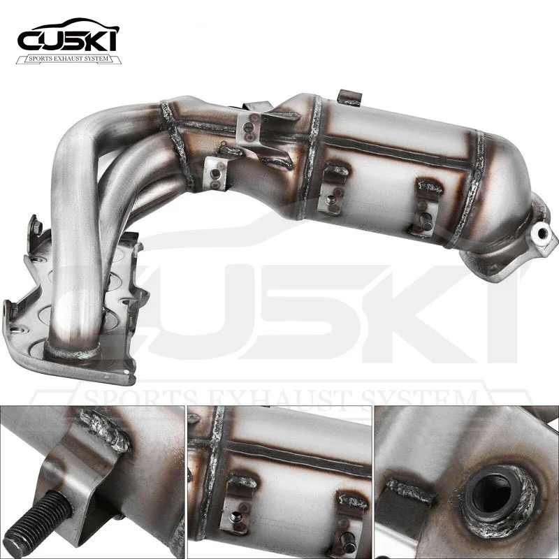 Exhaust Mainfold Basho For Toyota CAMRY 2002-2006 2.4L Three Way Catalytic Converter With Accessory Exhaust Pipe