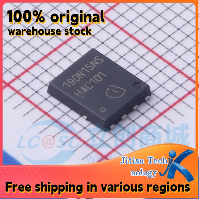 10PCS BSC190N15NS3G logo 190N15NS TDSON-8 100% original inventory High-Quality Electronic Component