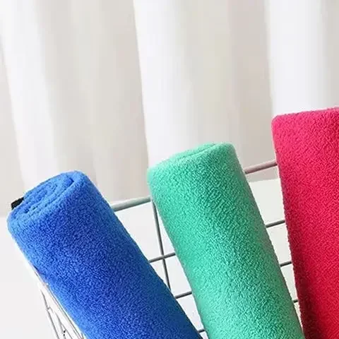 5 قطعة منشفة التنظيف المصنوعة من الألياف الدقيقة رشاقته لينة تجفيف القماش جسم السيارة غسل المناشف طبقة مزدوجة نظيفة الخرق اكسسوارات السيارات #2