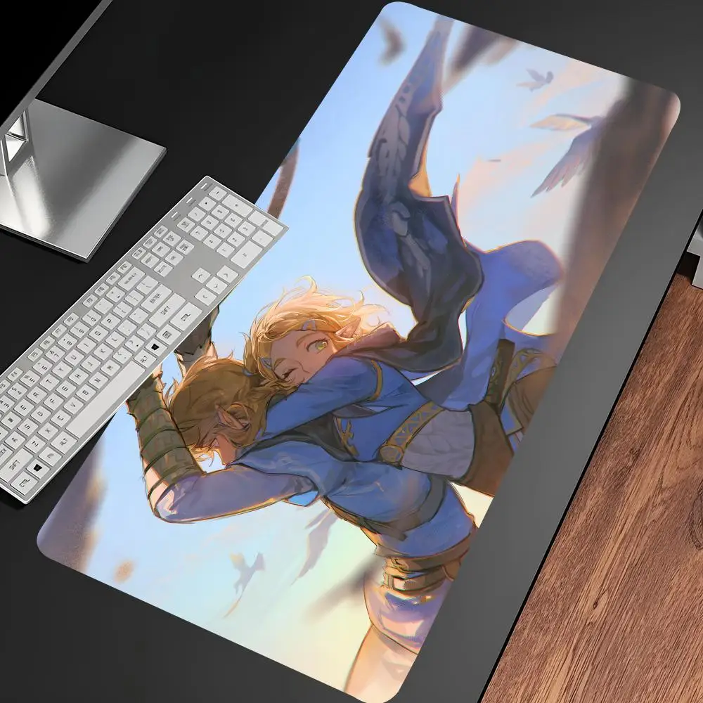 Zelda Mouse Pad Anime game mause pads cs lol XXL Home HD Computer Desk Mats Carpet Gamer Office Laptop Boys Girls Friends Holida