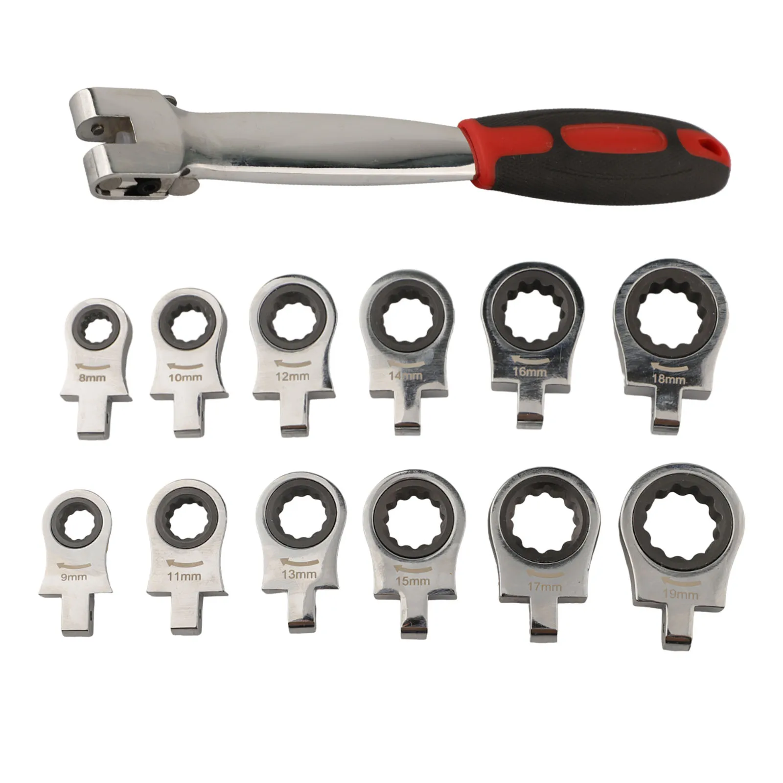 

6-in-1 Wrench Set Ratchet Wrench Tool High Quality Material Convenient Wrench Set Time-saving Adjustments On The Job