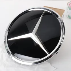 Substituição da tampa do emblema da grade dianteira do carro do ABS, capa do emblema para Mercedes Benz W204, W205, W253, W213, C, E-Class, 2015, GLE, CTS, 185mm, 205mm, 1PC