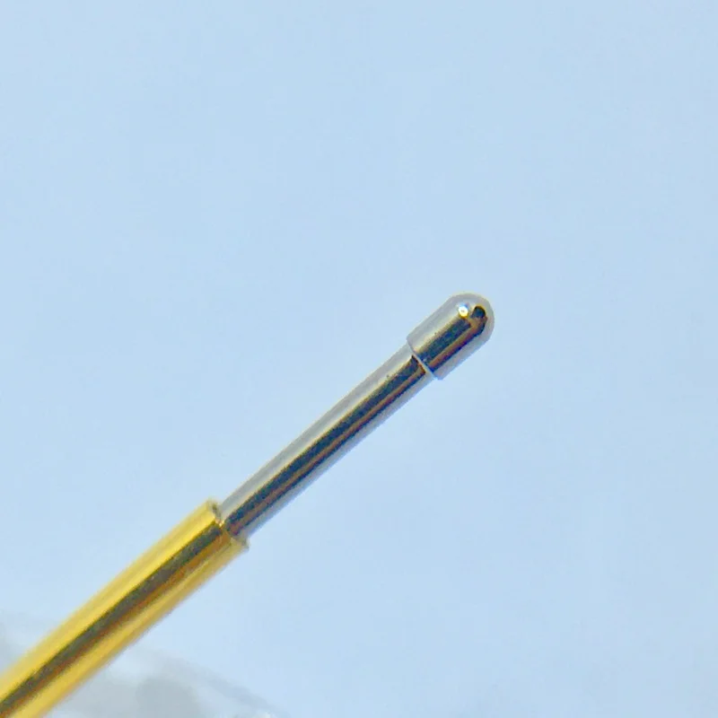 หัวเข็มทดสอบสปริง P50-D จำนวน 20/100 ชิ้น ขาทดสอบ Pogo Pin P50-1D อุปกรณ์ทดสอบ PCB ICT ไฟฟ้า ขนาด 0.60/0.68/16.55 มม. หัวเข็มกลม