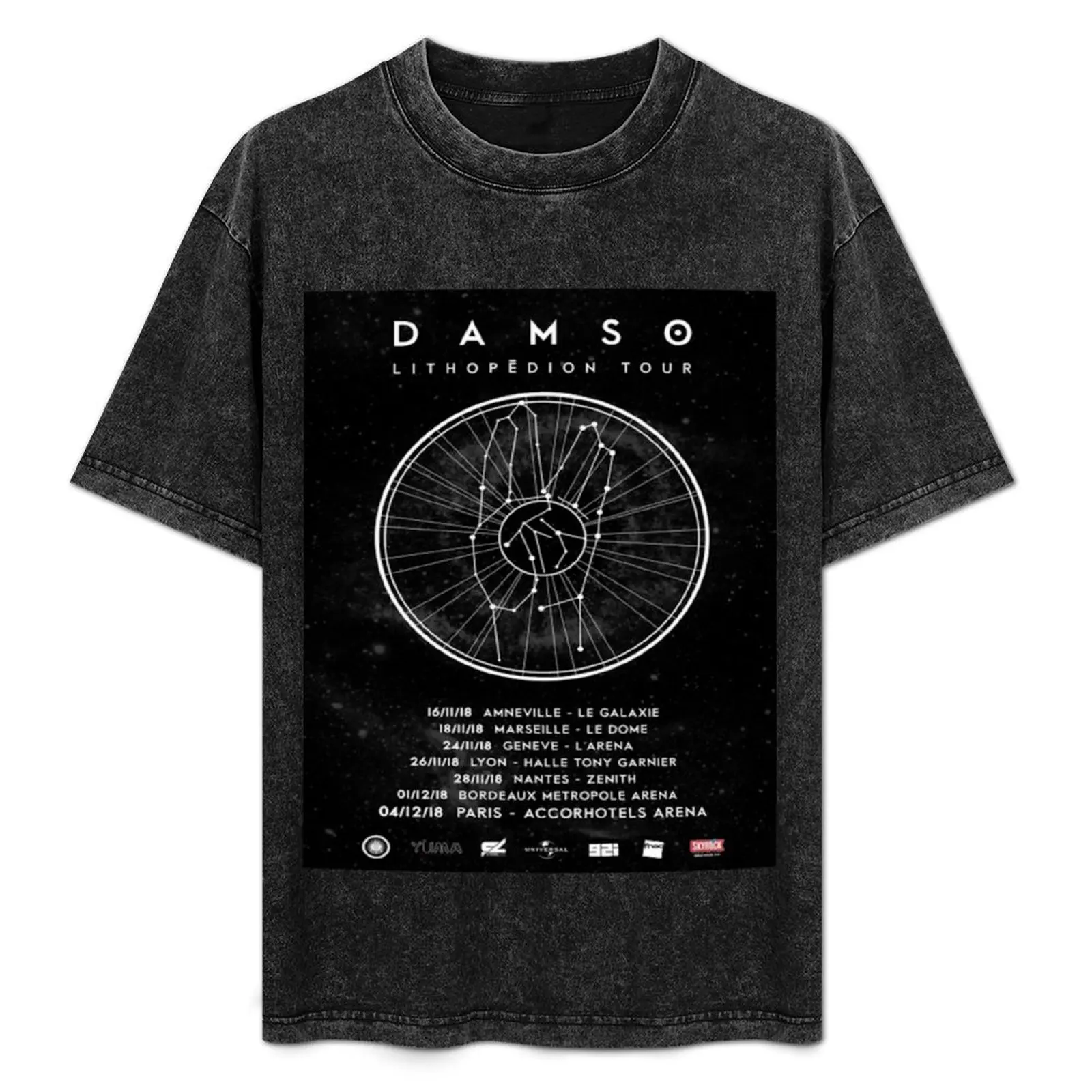 Camiseta DAMSO LITHOP?DION TOUR, camiseta para festival de verano