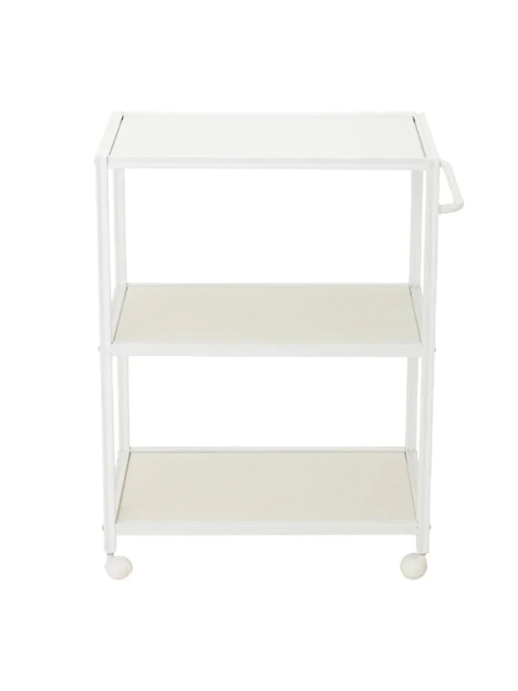 

Furniture Cart Beauty Salon Trolley Three Floor Hairdressing Rack Barber Shop Tool Cart Instrument Rack Bathroom Glass Shelf