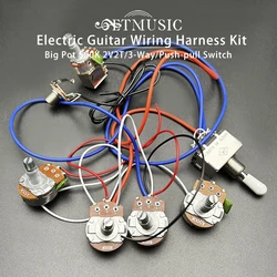 Electric Guitar Wiring Harness Kit 2V2T Pot Jack 3 Way Switch for Gibson Les Paul guitar LP Electric guitar Parts