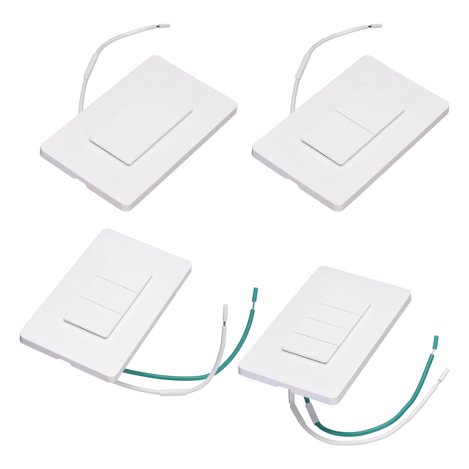 

Умный сенсорный выключатель света Route 1/2/4 Matter WiFi с стеклянной панелью, беспроводное управление через приложение, для умного дома