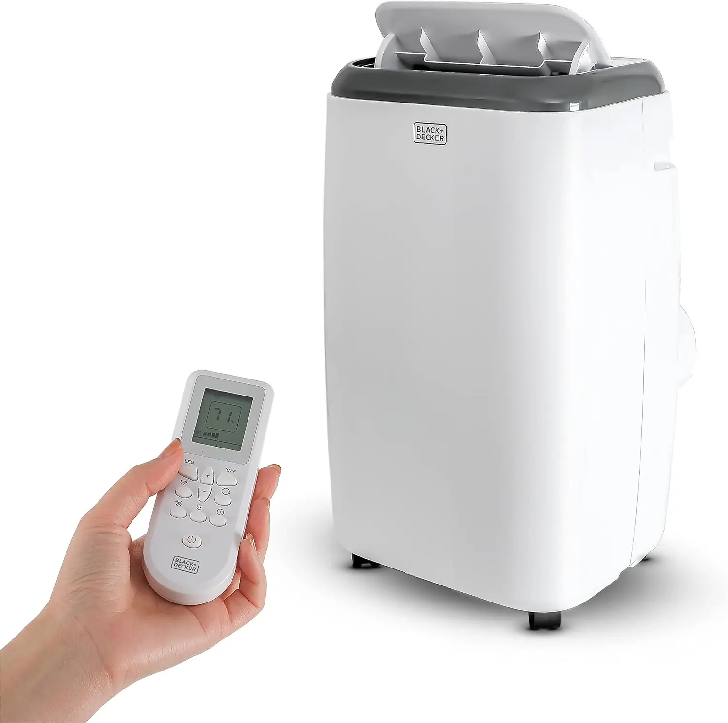 

8,000 BTU Portable Air Conditioner with Remote Control, White